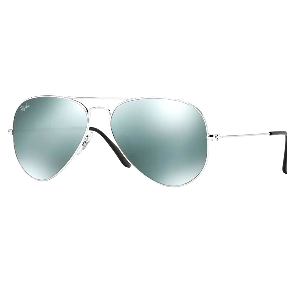 Silver Rayban aviator